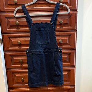 Jacadi Girls Blue Denim Jumper Dress